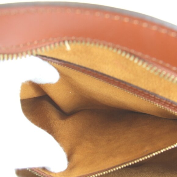 LOUIS VUITTON Brown Leather Tote Bag - Picture 9 of 10